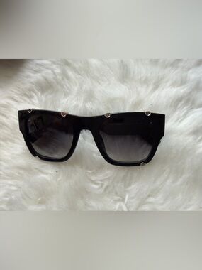 New! Philipp Plein Black Oversized Sunglasses